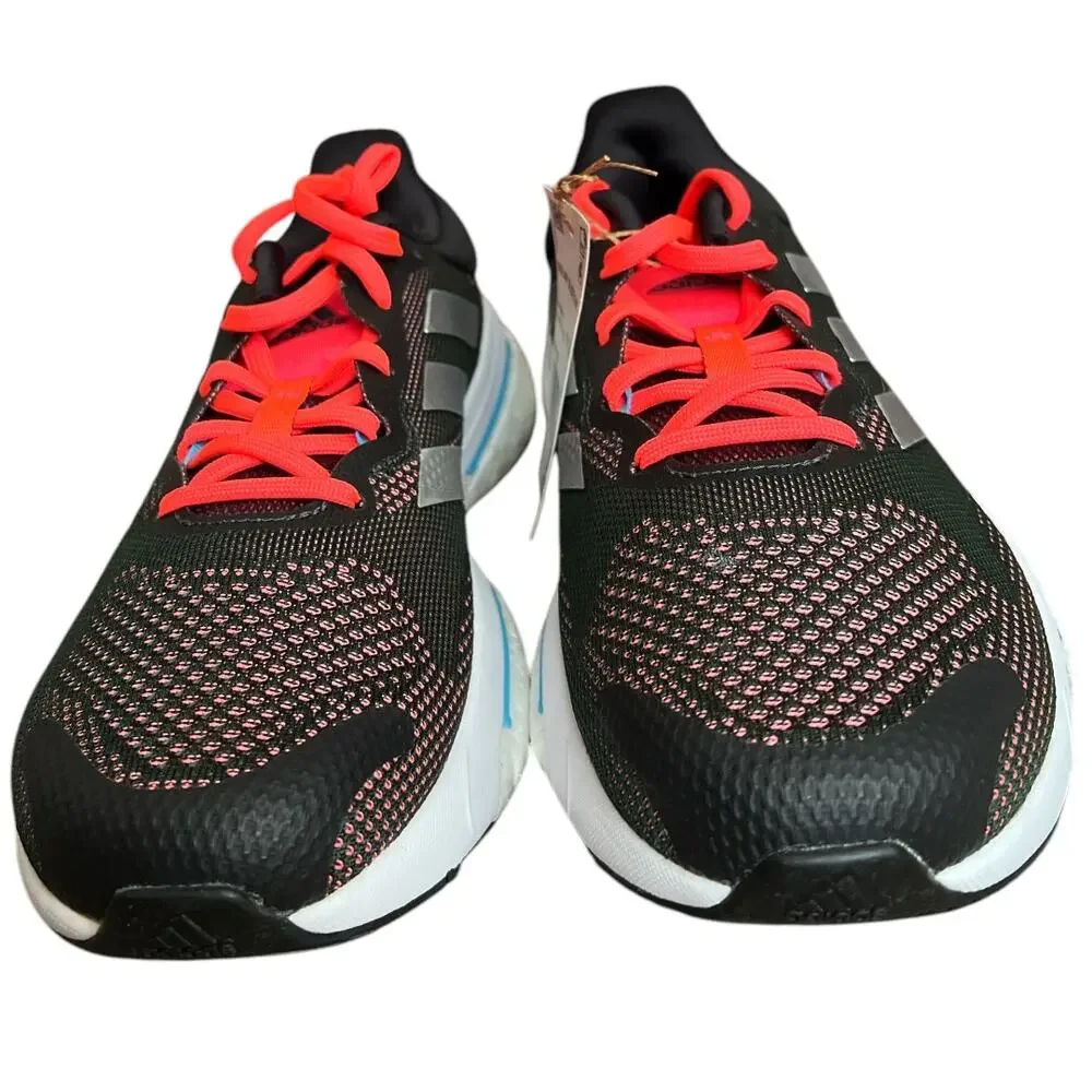Adidas Solar Glide 5 Knit Upper Boost Midsole Lace Up Sneakers, US8